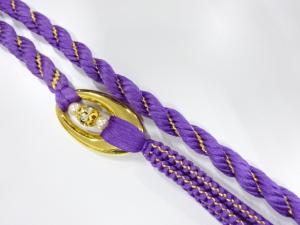 正絹　振袖用　手組帯締め